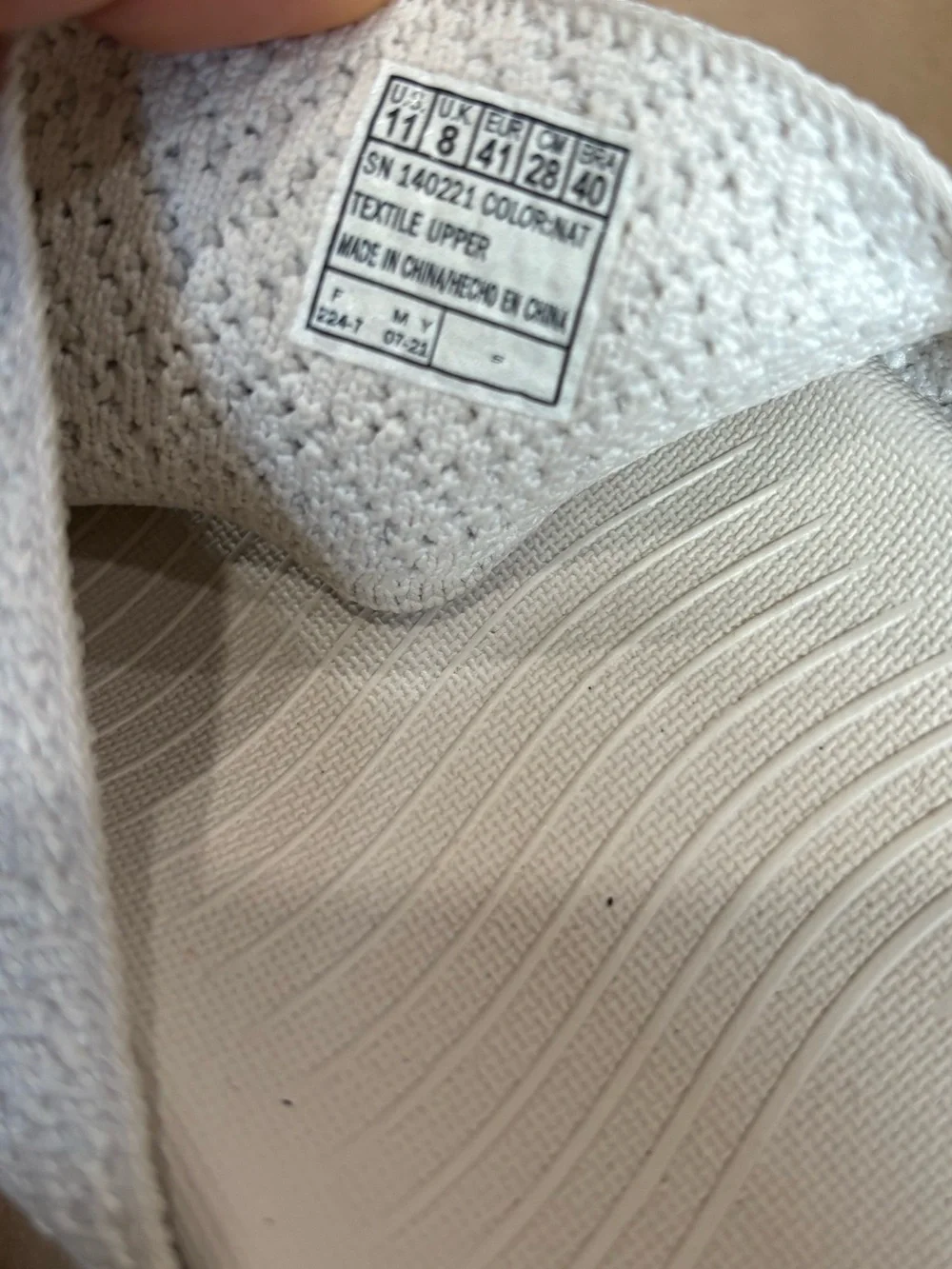 Skechers Women's arch support Knit Toe-Post Sandal Light Beige